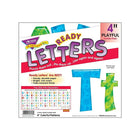 TREND Colorful Patterns 4" Playful Combo Ready Letters-Pre-punched, convenient, reusable, and ready to use