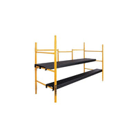 Metaltech Mobile Work Scaffolding, 3' Vertical Extension, 4" x 36" (I-IREX3)-Frame Material: Steel