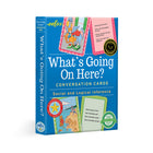 eeBoo What's Going On Here? Conversation Cards/Social and Logical Inference-Develop social and emotional intelligence: 50 illustrated 4.5 x 6 inch cards use picture prompts for conversations about emotional situations, in a sturdy 5 x 6.5 inch box