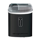 Frigidaire Stainless Steel Ice Maker - Black-Bullet shaped ice