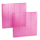 Azar - Solution de stockage du panneau mural du panneau perfacturé - 24 po x 24 po - rose - Paquet de 2-Vendu en paquets de: 2 (le prix est par panneau perfytané)