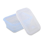 Minimal Silicone Food Storage Container - Clear - 860ml - Set of 2-Steam release valve