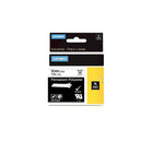Dymo Rhino Industrial Permanent Poly Adhesive Labels, 1" x 18', Black Print on White-Resistant to oil, solvents and chemicals, these durable tapes adhere to all surfaces