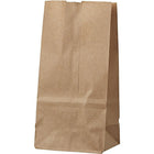 Wamaco 8-60lb Grocery Bag, Kraft, 500 Pack-Size:  11" x 7" x 18"