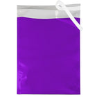 JAM Paper Enveloppes ouvertes en aluminium à fermeture « pelez et scellez », 10 x 13 po, violet, 100/paquet-Taille : 10 x 13 po