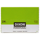 Dixon Pink Pearl Beveled Edge Pink Eraser - Large - 24 Pack-Pink, beveled edge, wedge