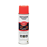 Rust-O-Leum Solvent Based Inverted Marking Paint - 17 oz. - Fluorescent Red Orange (KQ215)-Colour: Fluorescent Red Orange