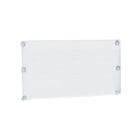 Azar Displays 17" x 22" Acrylic Sign Holder with Suction Cups, Clear, 2 Pack (106629)-For best results, apply to a clean, non-porous surface