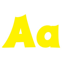 Trend Enterprises Friendly 4" Uppercase/Lowercase Ready Letters Combo Pack, Yellow, 675 Pack-Yellow