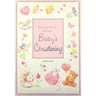 Rosedale – Cartes de souhaits et enveloppes « Girl Baby Christening » 5 1/2 x 8 po, 12/paquet (15406)-Imprimées sur papier cartonné non couché de haute qualité