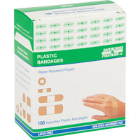 Safecross Assorted Plastic Bandages, 1200 Pack-Length: Assorted