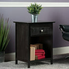 Winsome Blair Accent Table, Coffee Finish (23218)-Full-sized drawer