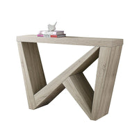 Monarch Specialties 2435 Accent Table - 48"L/Dark Taupe Hall Console-Made of Dark taupe mdf, particle board