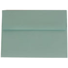 JAM Paper - Enveloppes format livret à rabat droit avec fermeture gommée, 5 1/4 x 7 1/4 po, bleu aqua, 1000/paquet-Bleu aqua