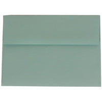 JAM Paper - Enveloppes format livret à rabat droit avec fermeture gommée, 5 1/4 x 7 1/4 po, bleu aqua, 1000/paquet-Bleu aqua