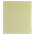 Mark Maker Legal Exhibit Index Tab Set of Buff Single Tabs, 1/25th Cut, Letter Size, No Holes, Blank-Buff Single Tabs, 1/25th Cut
