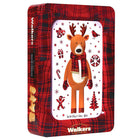 Walkers Polar Bear and Reindeer Tin with Scottish Festive Shapes Shortbread Assortment - 250g - 2 Pack-Imported from Scottish Highlands