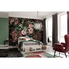 Komar Velvet Wall Mural, Pink-Paste included