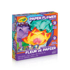 Crayola Paper Flower Science Kit-Includes 6 flower pots, 6 flower pot covers, 12 petal sheets, 12 petal funnels, watering can, white crayons, 12 cores, 12 tips, 3 ink bottles (10 ml each), 3 markers, colour mixing chart and instructions