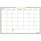 At-A-Glance Undated WallMates Self-Adhesive Dry-Erase Planning Set, Monthly Planner + Writing Surface - 12" x 18" - Bilingual-Planner is easy to erase and reuse for the next month and the writing surface features open space that can be used for a variety of purposes