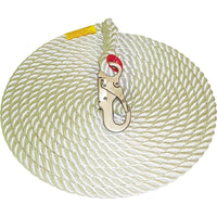 Protecta Rope Lifelines, 50'-16 mm (5/8") diameter, polyester sheath with polypropylene core