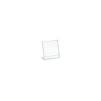 Azar Displays – Porte-affiche vertical en acrylique incliné en L, 4 x 5 po, 10/pqt (112729)-Porte-affiche