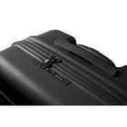 Champs Linen 3-Piece Hardside Luggage Set - Expandable - Black-Expansion capability on the 24" case an the 28" case