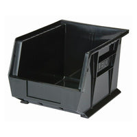 Recycled Stack & Hang Bins, Plastic, Black, 10-3/4" x 8-1/4" x 7" (CF844), 12 Pack-Qty/Pk - 12