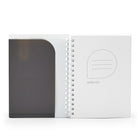 Poppin Medium Pocket Spiral Notebook - Dark Grey-80 ruled sheets