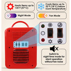 Coca-Cola Smile 1971 Series Mini Fridge 6 Can Cooler/Warmer-Keeps items cool to 32 degree-F (18 degree-C) below room temperature or warm up to 135 degree-F (57 degree-C)