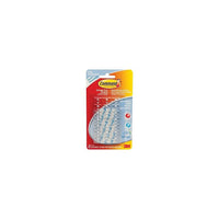Command Clear Decorating Clips with Clear Strips-Damage-free hanging
