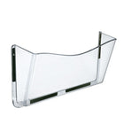 Azar Displays Clear Single-Pocket Wall File with Magnetic Tape, 4/Pack (250045)-Wall file