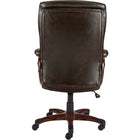 Staples Westcliffe Bonded Leather Manager's Chair - Brown-Seat tilt and lock control let you set the chair safely at precise angles