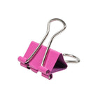 JAM Paper Binder Clips, Small, 19mm, Pink Binderclips, 5 packs of 25 (334BCPig)-4