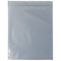 JAM Paper Foil Envelopes with Zip Lock Closure, 10 x 13, Clear Foil, 25 Pack (3001013A58A4)-Material: Plastic Foil