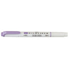 Zebra Mildliner Double Ended Pen-Style Highlighter - Mild Violet-Double ended: Bullet & Chisel Tip