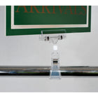 Eddie's Versa Clip Sign Holder - 4" L - Clear - 25 Pack (130652-25)-Plastic - Clear