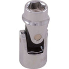 Gray Tools 10mm X 3/8" Drive, 6 Point Universal Joint Socket, Chrome Finish-Size: 10mm