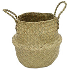 Cathay Importers - Panier d'herbes de mer avec doublure rigide en PVC, naturel, paq./3 (EC-08-1943)-Matériau tissé d'herbes de mer naturelles