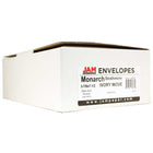 JAM Paper Monarch Envelopes, 3.88 x 7.5, Strathmore Ivory Wove, 200 Pack (3197718g)-Opening: Booklet