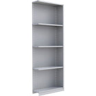 Metalware RK430 Boltless Shelving Unit, 5-Shelves, 36" x 12" x 100", Light Grey-Adjustable shelving system that provides high strength, yet economical storage capacity for your needs