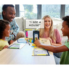 Mattel Games Pictionary Vs. AI Family Game English-Will the AI guess the drawing that kind of looks like a crocodile and the one that really looks like pizza? Players place a token with their predictions and win points if they guessed correctly.