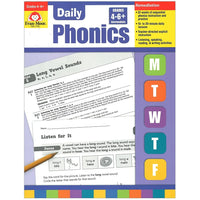 Evan-moor - Daily Phonics (EMC2790), 4e à 6e année+-Daily Phonics, 1re année, aide les élèves de première année, y compris les apprenants de l'anglais.