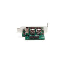 StarTech 3 Port 2b 1a 1394 Mini PCI Express FireWire Card Adapter-1 external 6-pin FireWire-400 port with supported transfer rates up to 400 Mbps