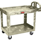 Rubbermaid, Heavy Duty Utility Cart - 4520-88, 2 Tiers, 25-1/4" x 38-1/4" x 45-1/4", 500 Lbs. Capacity-Capacity: 500 lbs.