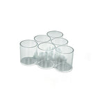 Azar Displays 6-Cup Acrylic Triangular Display (225594)-Made from acrylic