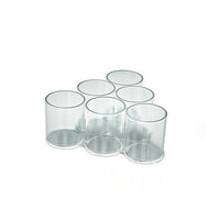 Azar Displays 6-Cup Acrylic Triangular Display (225594)-Made from acrylic