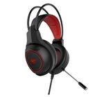 Havit H2239D 3.5mm + USB Gaming PC Headset with Mic, LED, Black-Noise cancellation