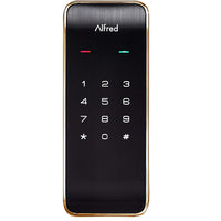 Alfred DB2 Smart Deadbolt Lock - Gold-The sleekest lock on the block, the Alfred DB2 smart lock comes in black, chrome and gold