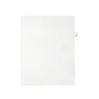 Mark Maker Legal Exhibit Index Tab White Single Tabs, 1/26th Cut, Letter Size, No Holes, Letter G, 25 Pack-White Single Tabs, 1/26th Cut